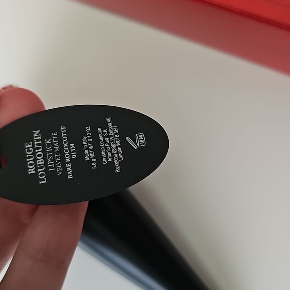 NWT Christian Louboutin Rouge Louboutin Velvet Matte Lipstick with Red Box - Picture 3 of 12
